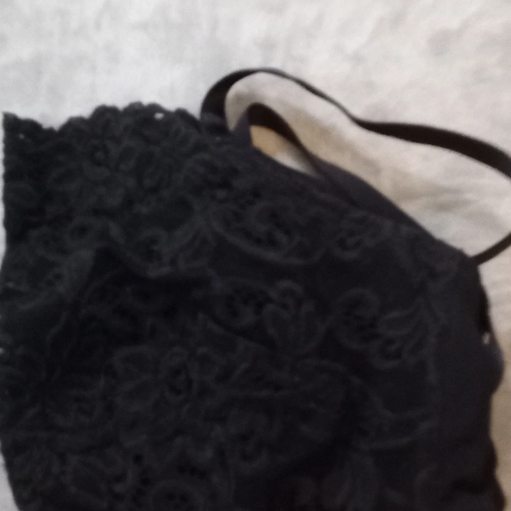 Olga Simply Perfect Black Floral Bra.